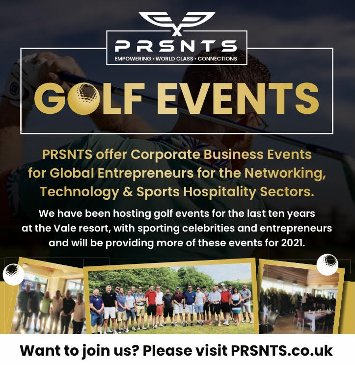 PRSNTS GOLF EVENTS IN WALES at the VALE