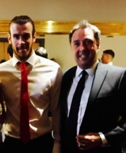 Paul Smolinski with Gareth Bale