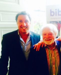 Paul Smolinski with Sir David Jason