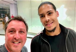Paul Smolinski with Virgil Van Djke