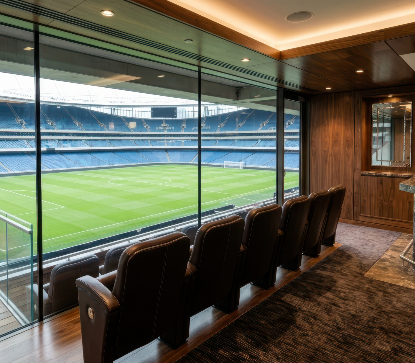 View from a corporate hospitality box