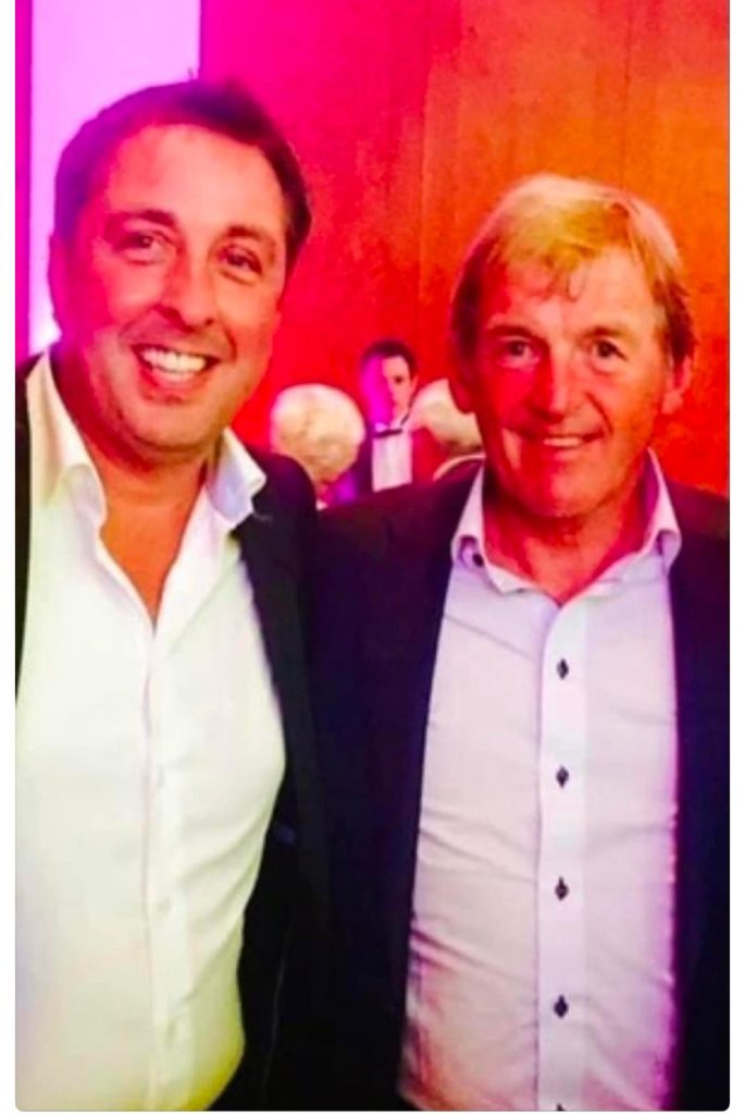 Paul Smolinski with Kenny Dalgleish