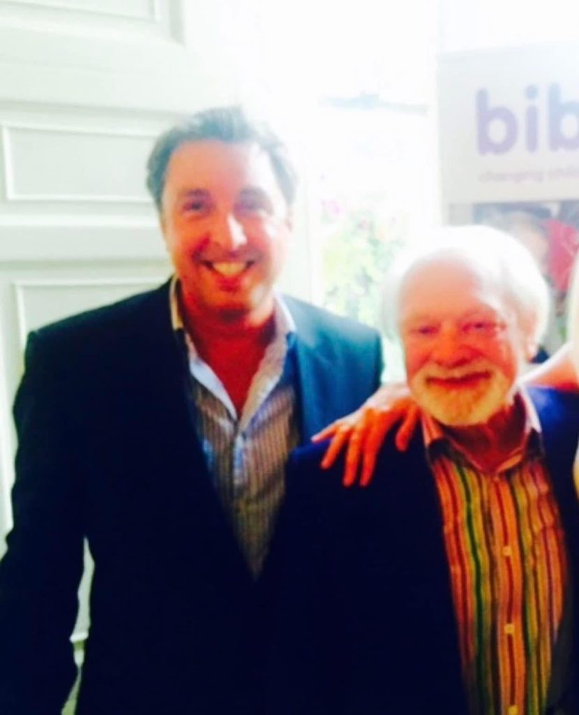 Paul Smolinski with Sir David Jason